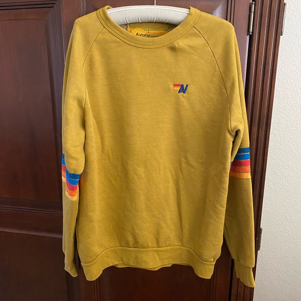 Aviator Nation Crew Sweatshirt. Size L.
